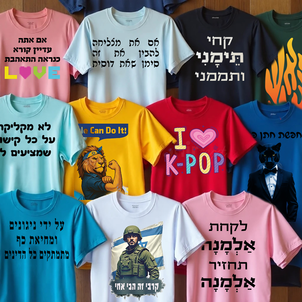 משפטים להדפסה על חולצות - משפטים להדפסה על חולצות הרעיונות הכי מקוריים לעיצוב אישי ומיוחד