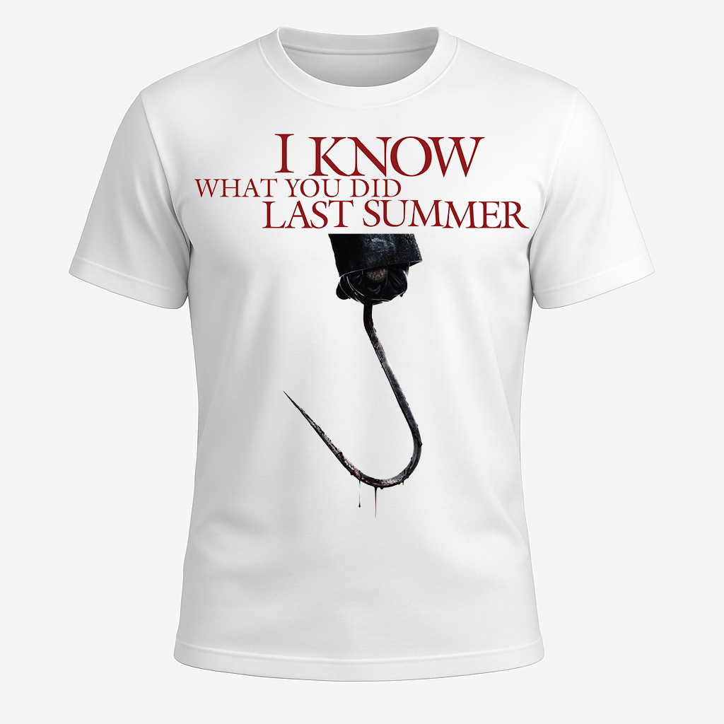 הדפס חולצה במשפט הסרט I Know What You Did Last Summer