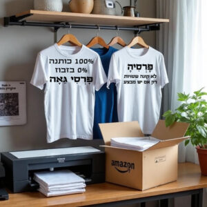 היתרונות של הדפסת חולצות עצמאית מול קנייה באמזון